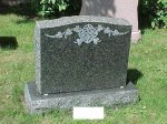 #101 - 2-6 Boreal Green granite - An Irish knot design with shamrocks